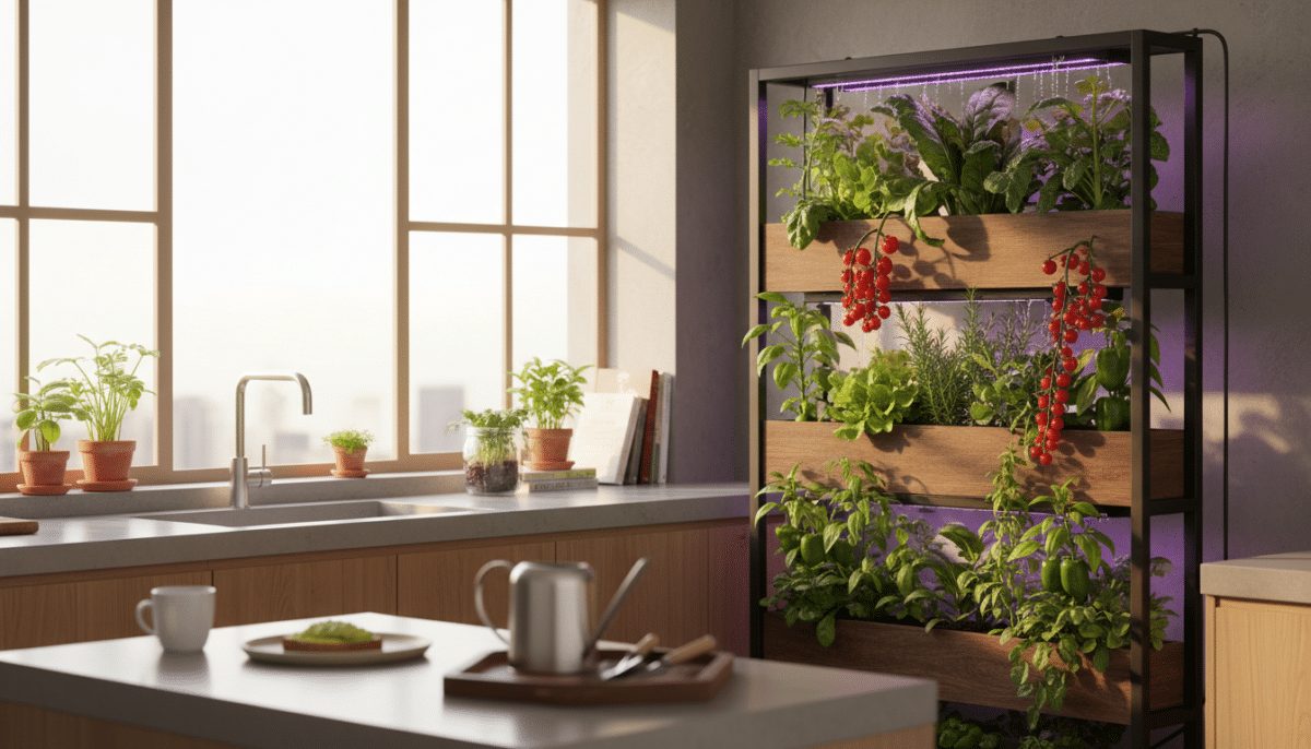 indoor vegetable garden