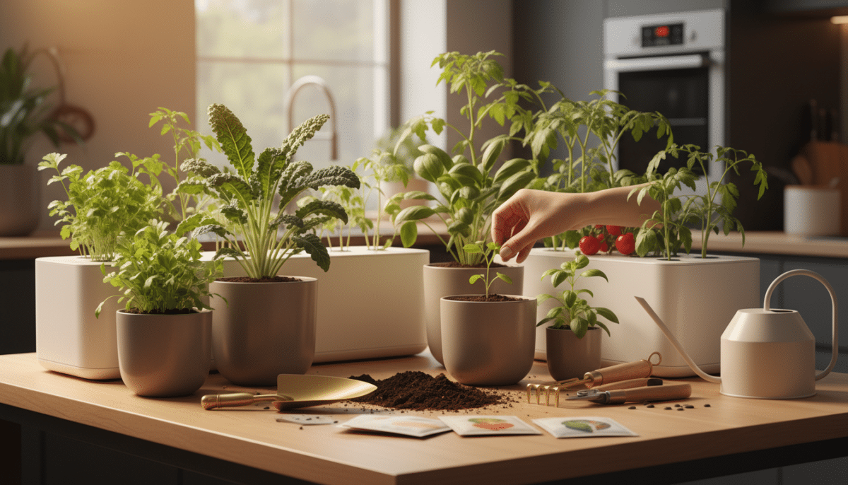 indoor vegetable garden