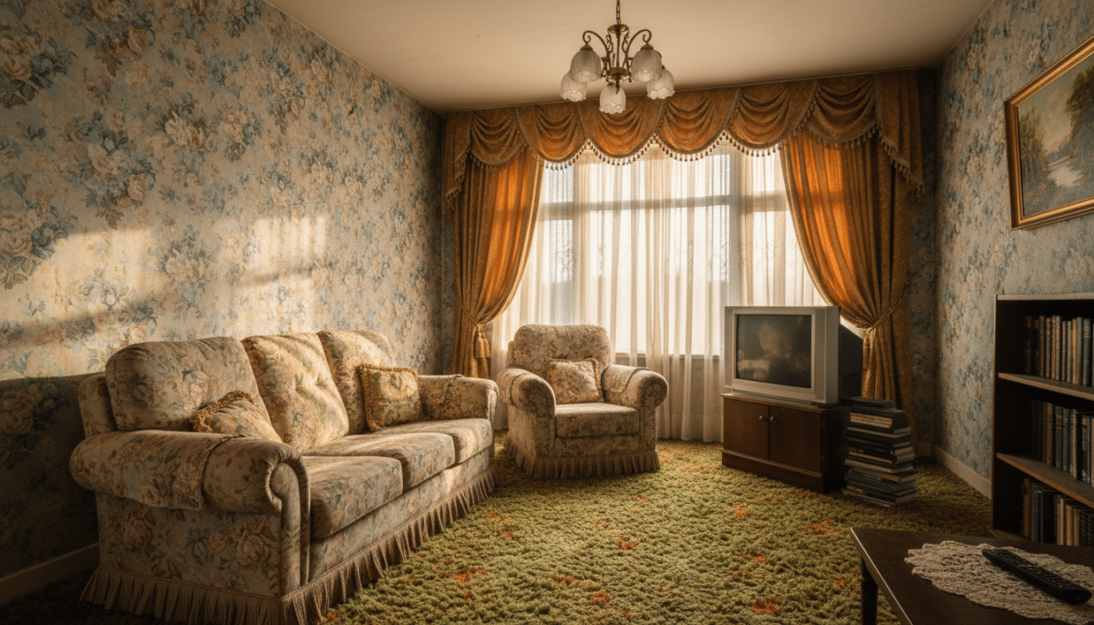 Outdated Living Room Elements