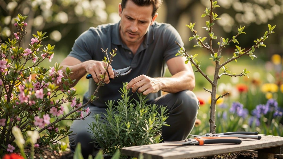 spring garden pruning