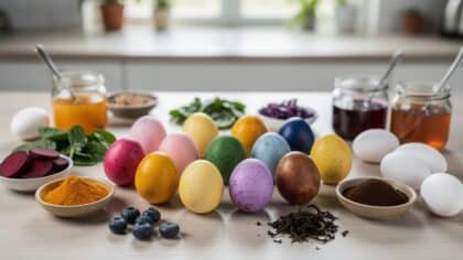 natural easter egg dye