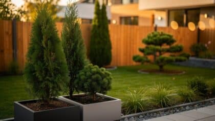 evergreen trees for small yards