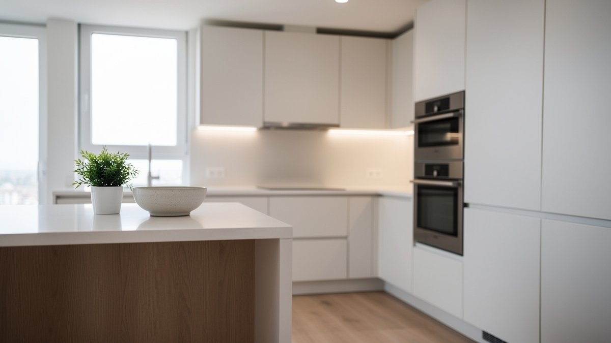 make small kitchen look bigger