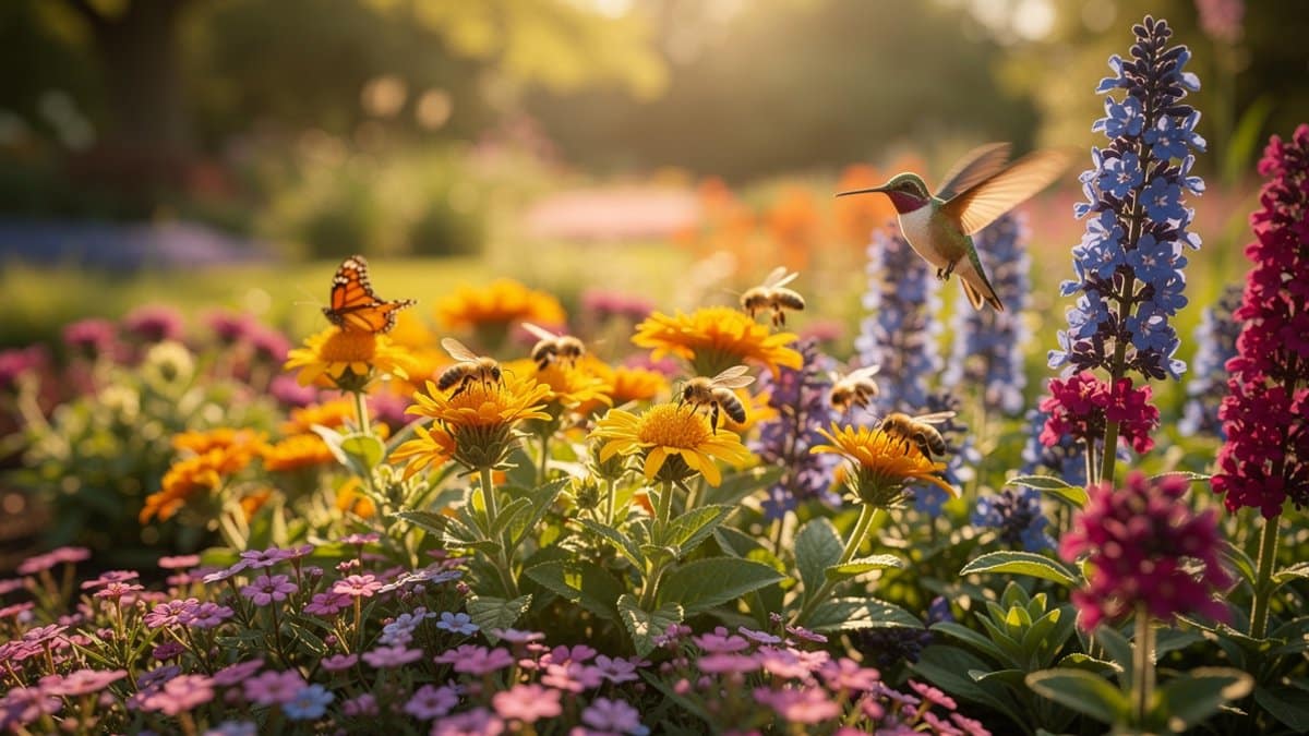 spring pollinator garden