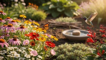 spring pollinator garden