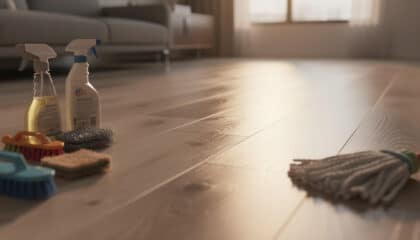 vinyl plank floor cleaning