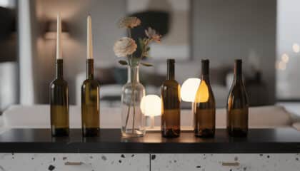 wine bottle decor ideas