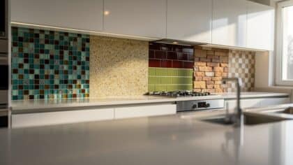 outdated kitchen backsplash colors