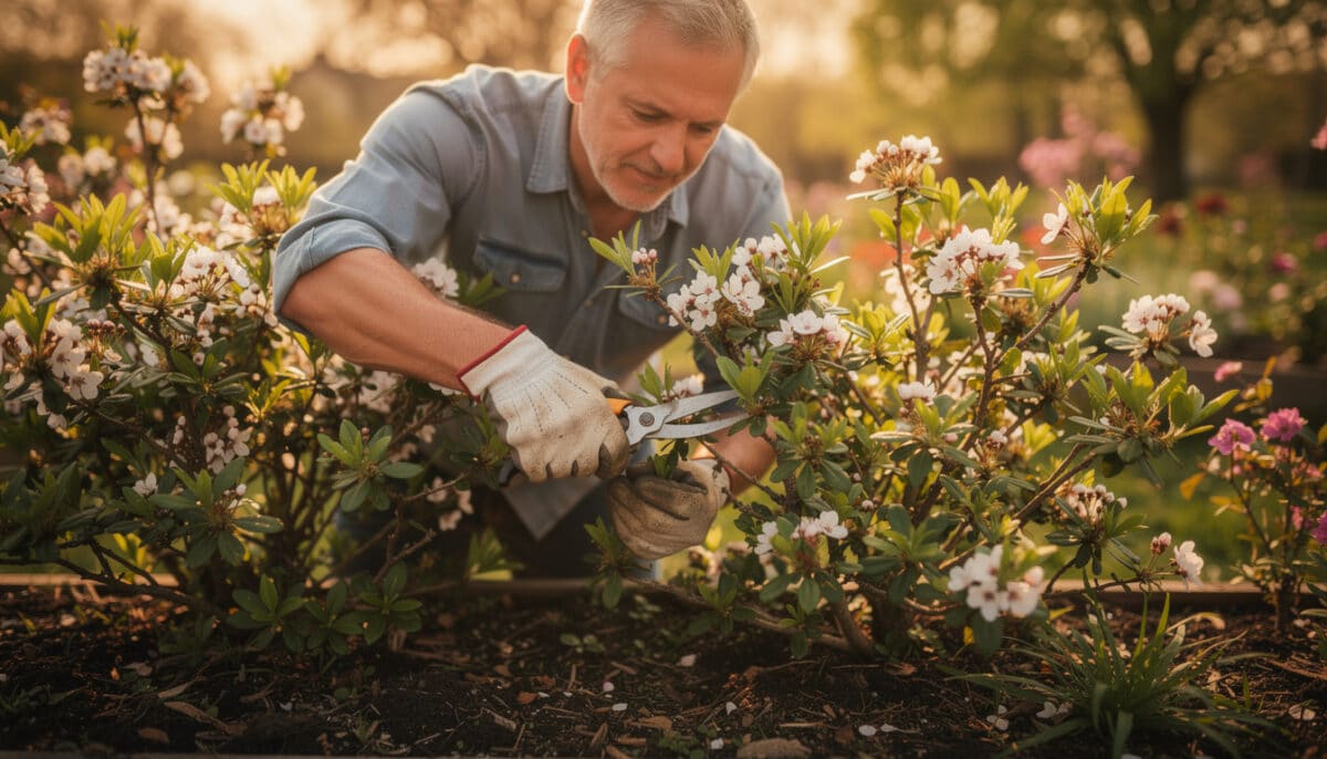 spring shrub pruning
