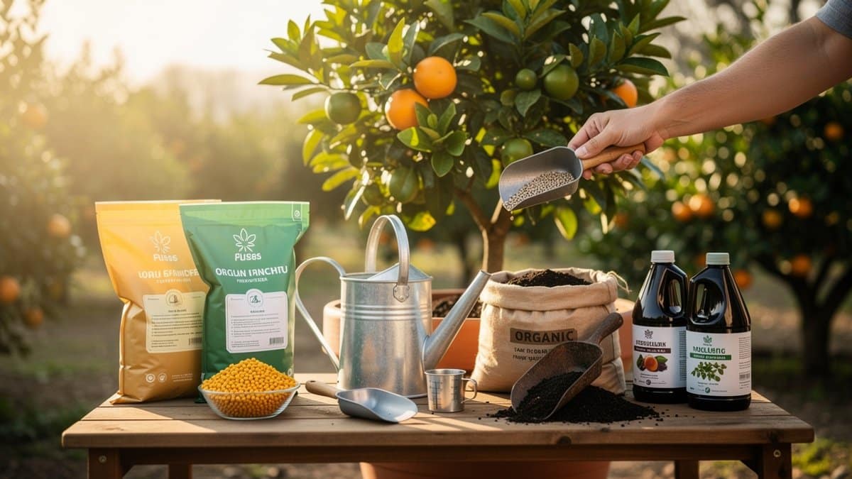 citrus tree fertilizing