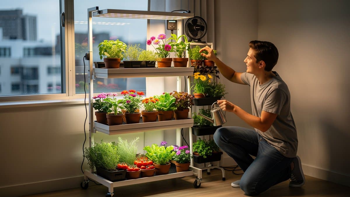 indoor gardening apartment