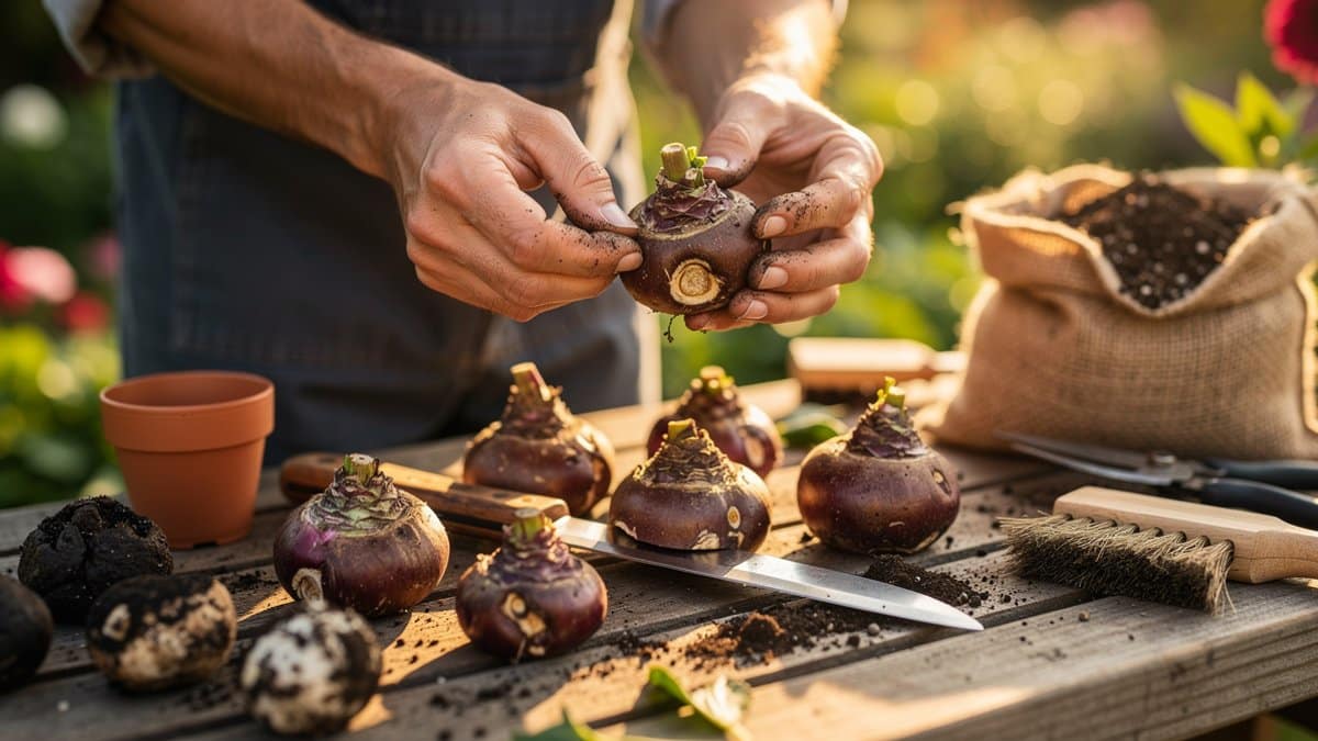 planting dahlia tubers