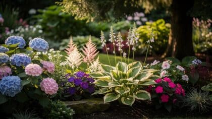 shade garden flowers