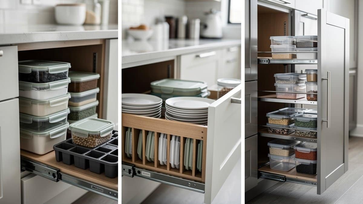 food container organization
