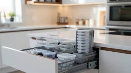 food container organization