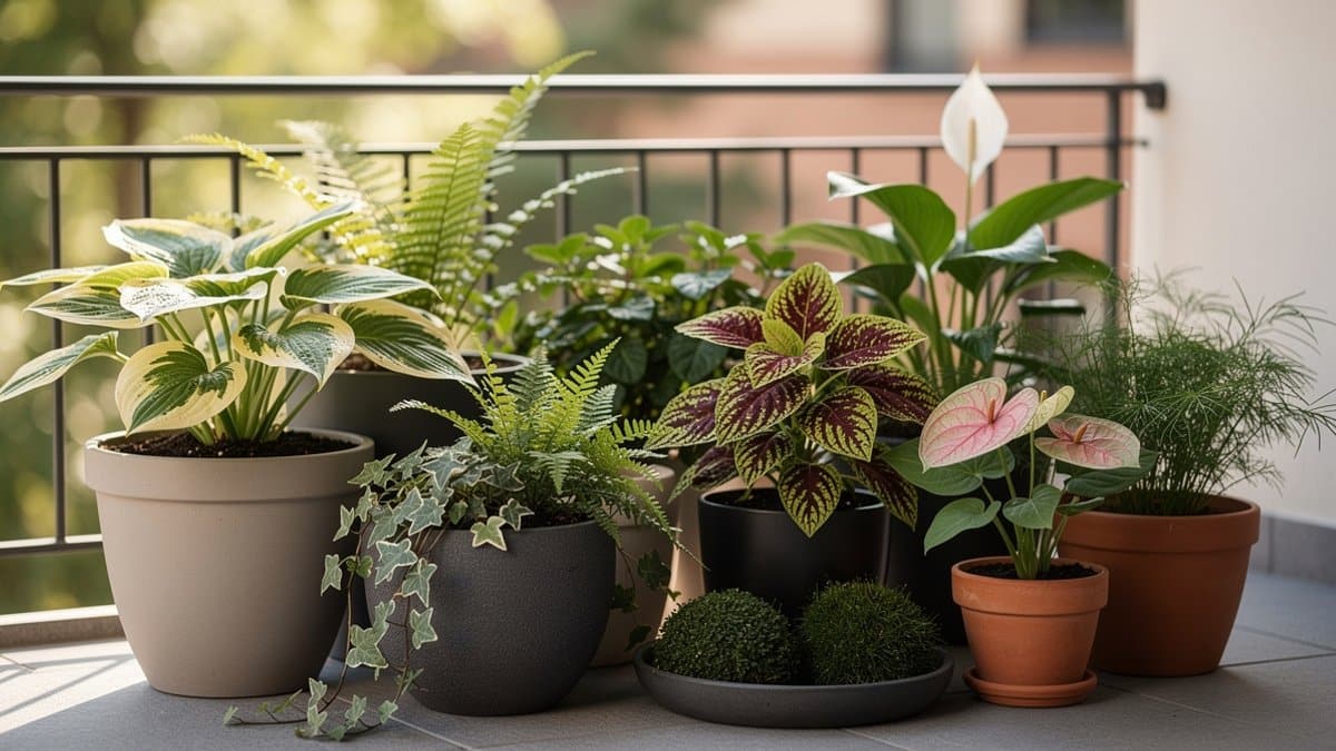 shade container plants