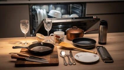 items not dishwasher safe