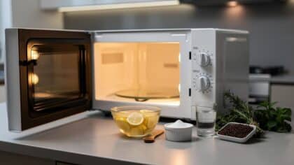 natural microwave odor removal