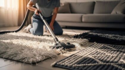 hard to vacuum rugs