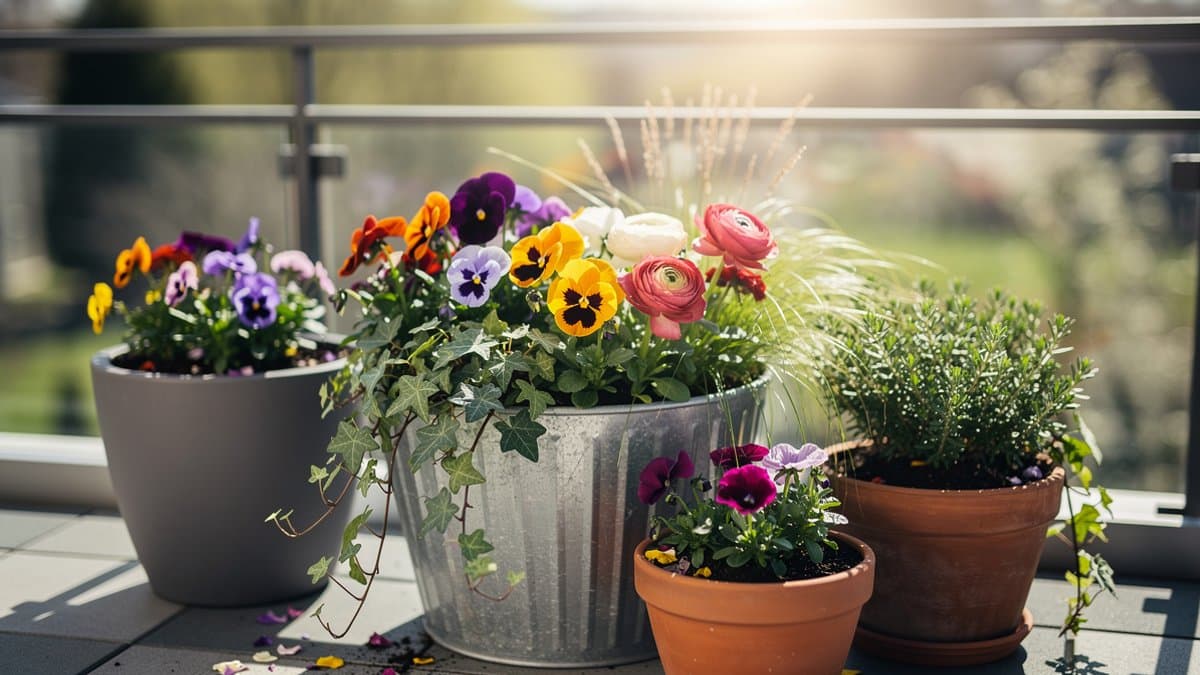 april container garden plants