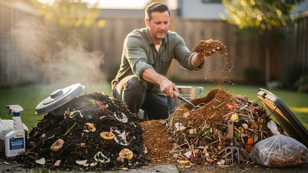 Fix Your Smelly Compost Pile Fast: 7 Expert-Backed Solutions compost pile smells