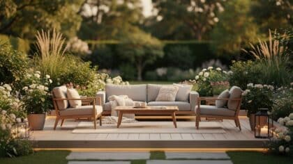 outdoor seating arrangement