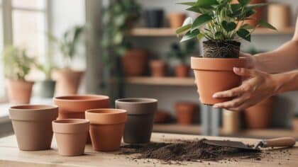 best pot size for plants