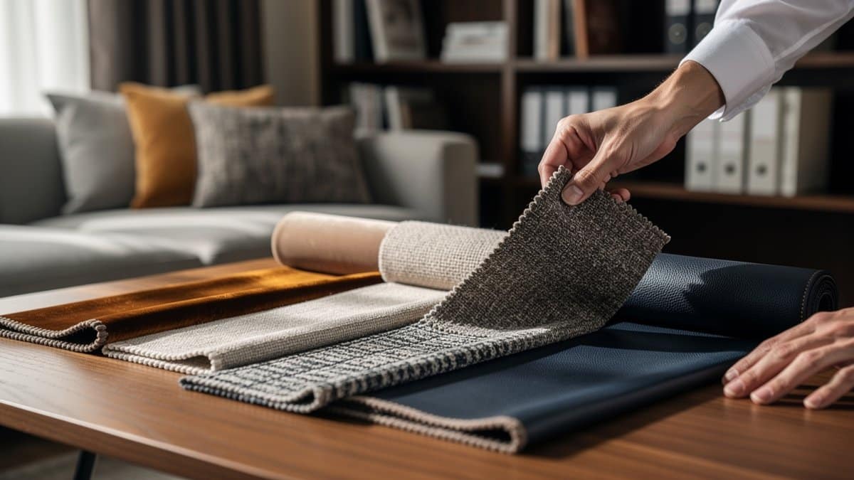 upholstery fabric selection