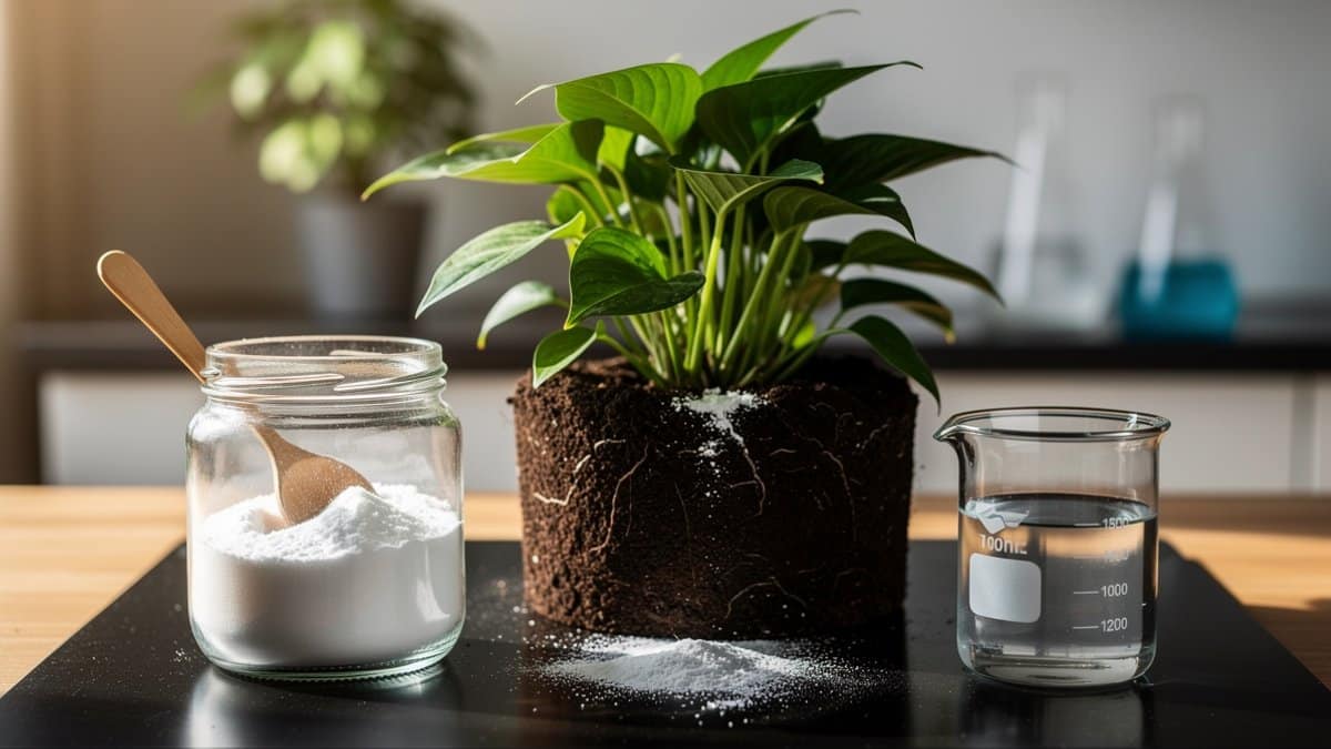 baking soda for plants