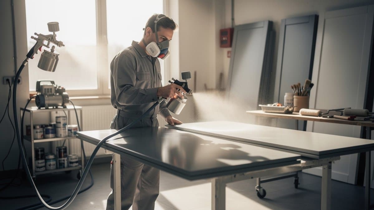 spray vs brush cabinet painting