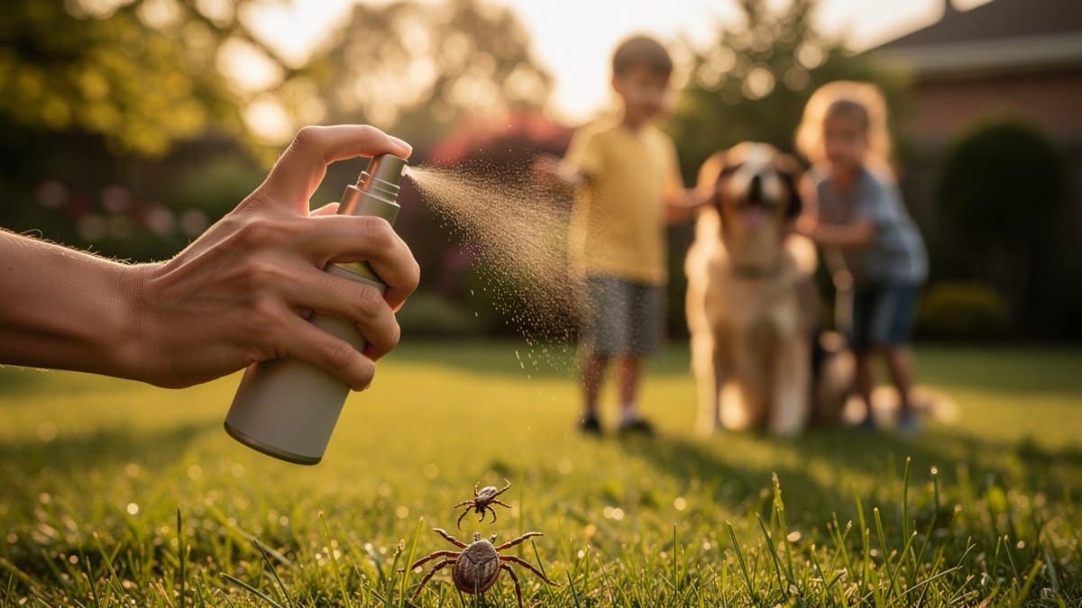 tick spray safety