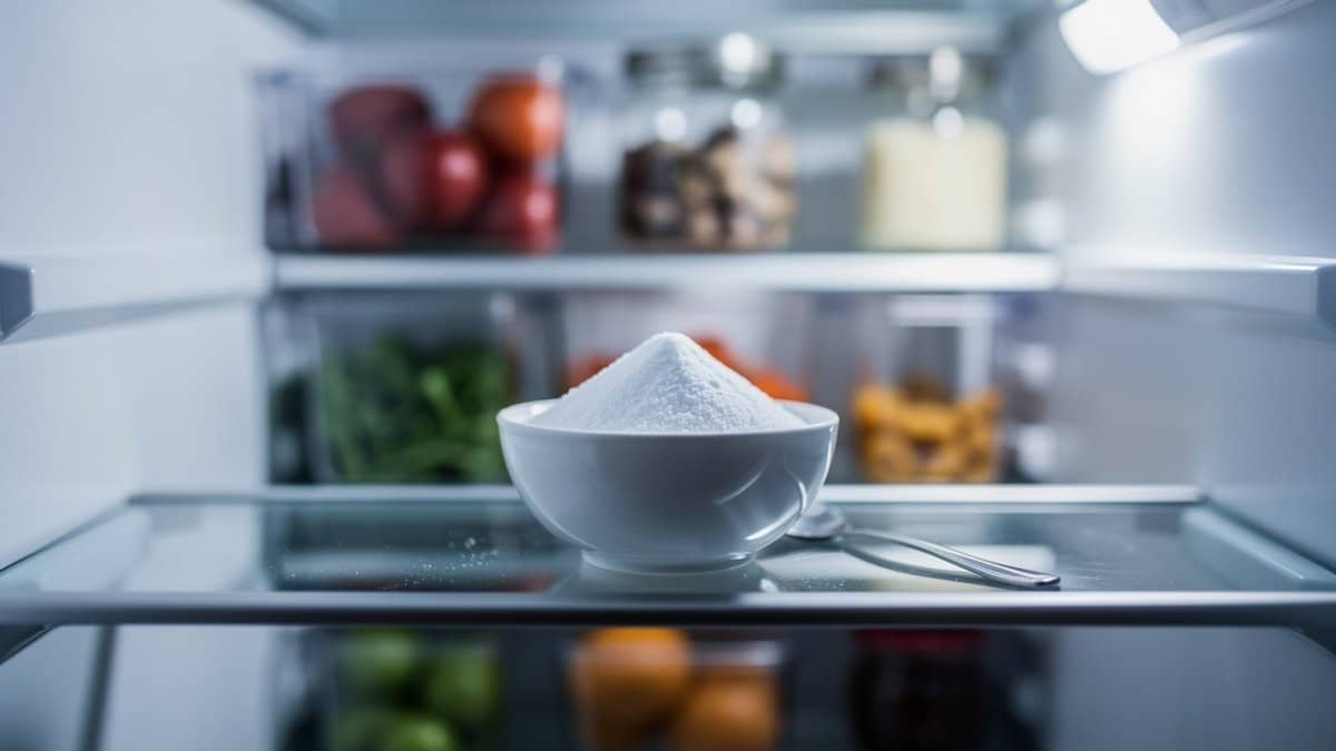 baking soda fridge odor