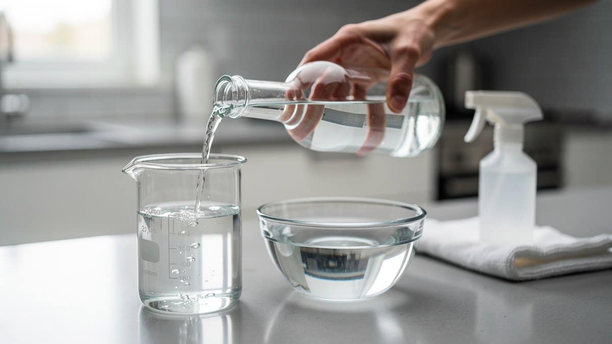vinegar water cleaning ratio