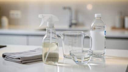 vinegar water cleaning ratio