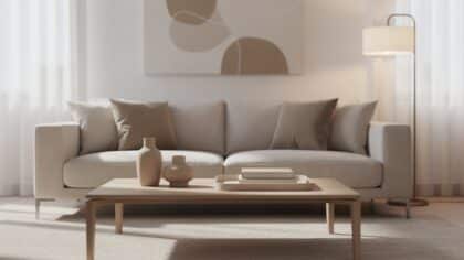 neutral living room decor
