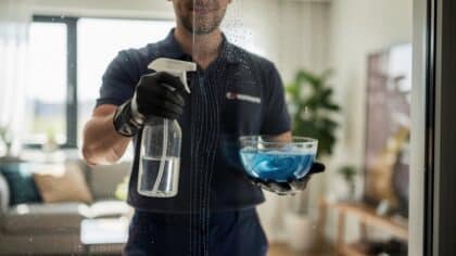 dish soap window cleaning