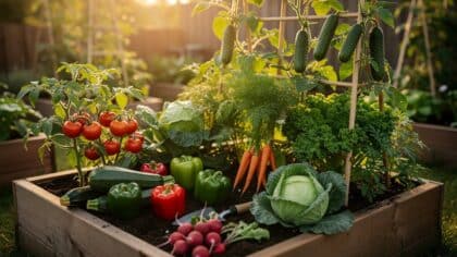 high yield vegetables small garden