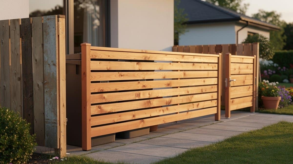 hide outdoor trash cans