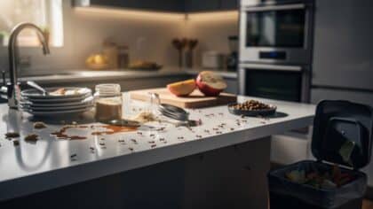 kitchen habits attract ants