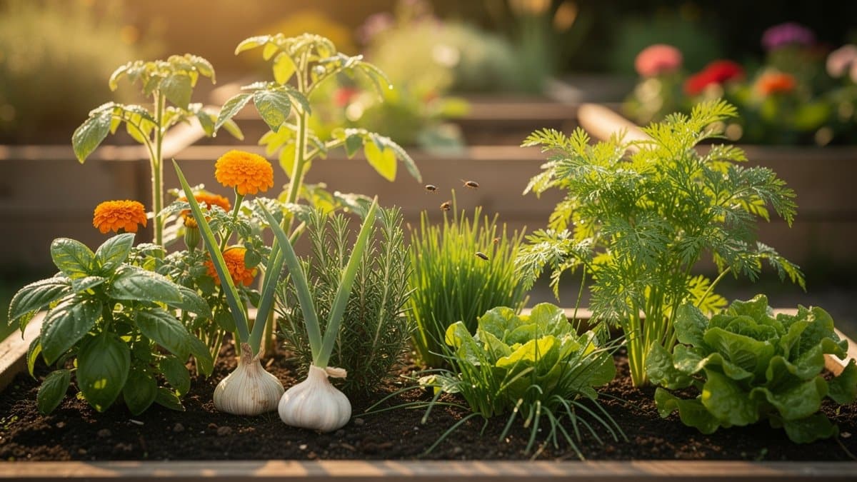 vegetables that repel pests