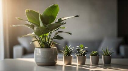 large vs small plants