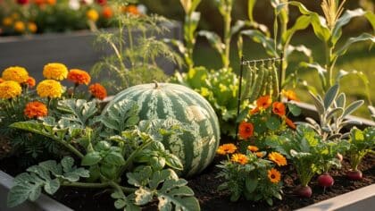 watermelon companion plants