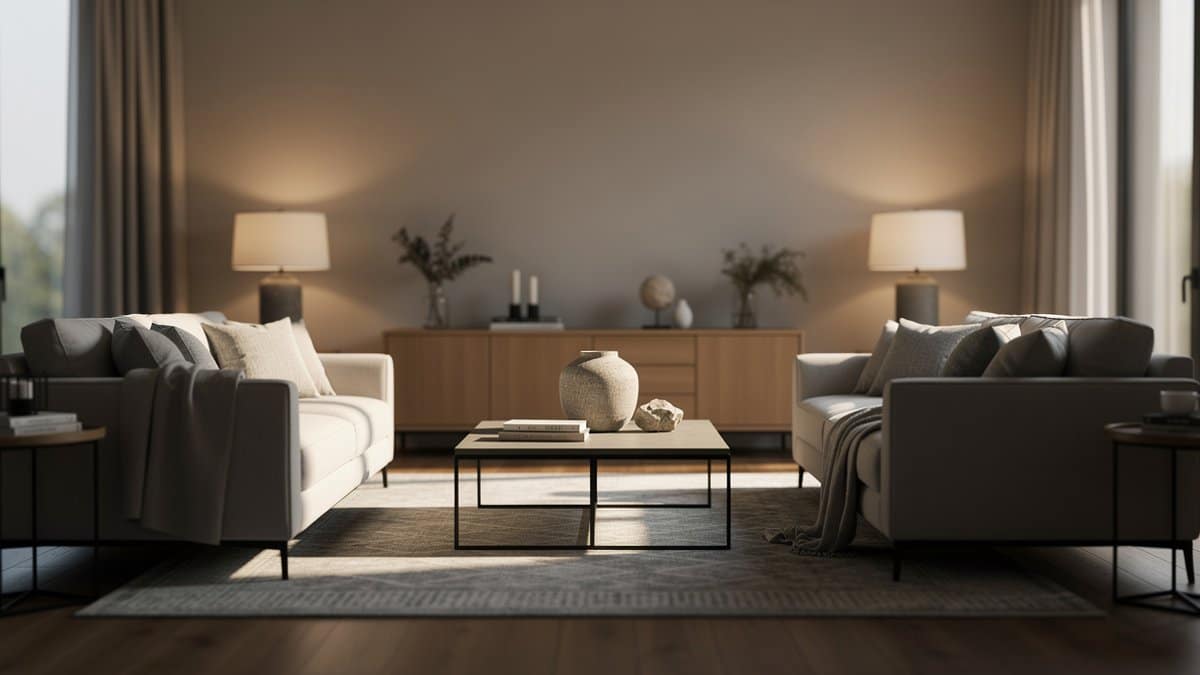 two sofas living room layout