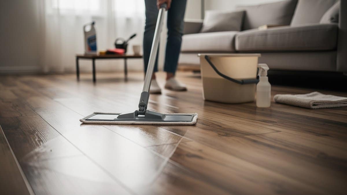 cleaning luxury vinyl plank