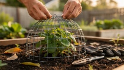 wire cloche for plants