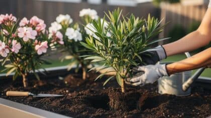 grow oleander shrub