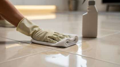 remove stains from tiles