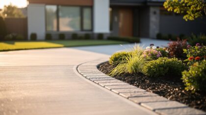 driveway edging curb appeal