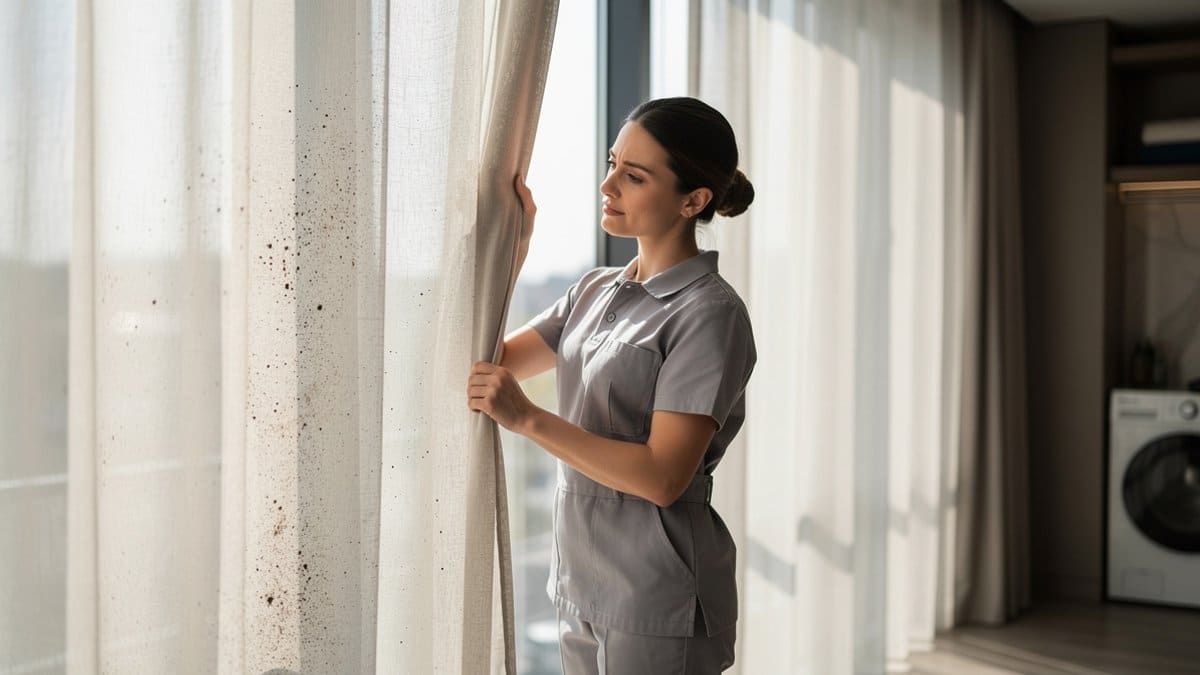 how often wash curtains